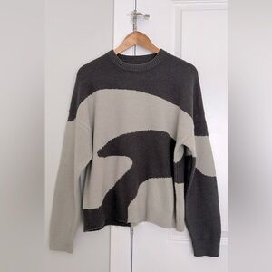 Oak + Fort Oversized Intarsia Sweater